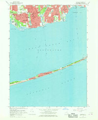 Download a high-resolution, GPS-compatible USGS topo map for Sayville, NY (1968 edition)