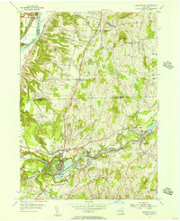 Download a high-resolution, GPS-compatible USGS topo map for Schaghticoke, NY (1956 edition)