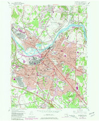 Download a high-resolution, GPS-compatible USGS topo map for Schenectady, NY (1981 edition)