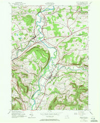 Download a high-resolution, GPS-compatible USGS topo map for Schoharie, NY (1972 edition)