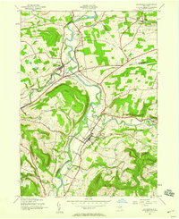 Download a high-resolution, GPS-compatible USGS topo map for Schoharie, NY (1959 edition)