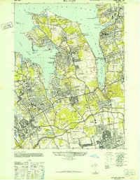 Download a high-resolution, GPS-compatible USGS topo map for Sea Cliff, NY (1947 edition)