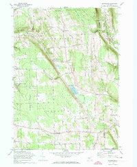 preview thumbnail of historical topo map of Cayuga County, NY in 1971