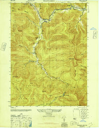 preview thumbnail of historical topo map of Ulster County, NY in 1946