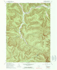 preview thumbnail of historical topo map of Ulster County, NY in 1960