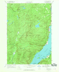 preview thumbnail of historical topo map of Warren County, NY in 1966
