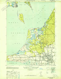 Download a high-resolution, GPS-compatible USGS topo map for Southampton, NY (1947 edition)