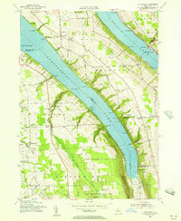 preview thumbnail of historical topo map of Cayuga County, NY in 1955