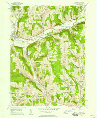 Download a high-resolution, GPS-compatible USGS topo map for Spencer, NY (1958 edition)