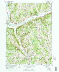 Download a high-resolution, GPS-compatible USGS topo map for Spencer, NY (1972 edition)