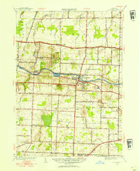 Download a high-resolution, GPS-compatible USGS topo map for Spencerport, NY (1953 edition)