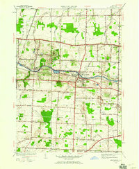 Download a high-resolution, GPS-compatible USGS topo map for Spencerport, NY (1960 edition)