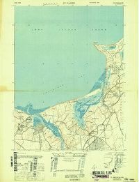 Download a high-resolution, GPS-compatible USGS topo map for St James, NY (1947 edition)