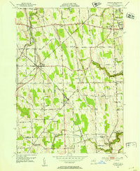 Download a high-resolution, GPS-compatible USGS topo map for Stanley, NY (1953 edition)