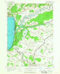 Download a high-resolution, GPS-compatible USGS topo map for Sylvan Beach, NY (1968 edition)