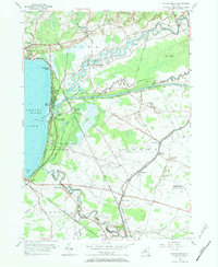 Download a high-resolution, GPS-compatible USGS topo map for Sylvan Beach, NY (1984 edition)