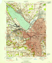 Download a high-resolution, GPS-compatible USGS topo map for Syracuse West, NY (1939 edition)