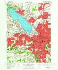 Download a high-resolution, GPS-compatible USGS topo map for Syracuse West, NY (1965 edition)