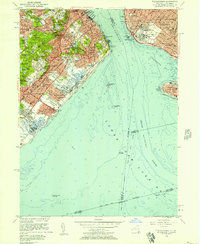 Download a high-resolution, GPS-compatible USGS topo map for The Narrows, NY (1957 edition)