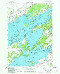 Download a high-resolution, GPS-compatible USGS topo map for Thousand Island Park, NY (1983 edition)
