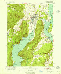 Download a high-resolution, GPS-compatible USGS topo map for Ticonderoga, NY (1955 edition)