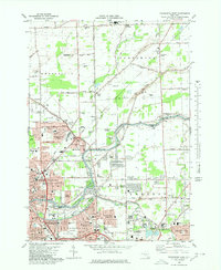 preview thumbnail of historical topo map of Niagara County, NY in 1980