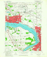 Download a high-resolution, GPS-compatible USGS topo map for Tonawanda West, NY (1967 edition)