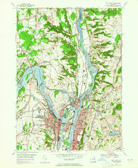 Download a high-resolution, GPS-compatible USGS topo map for Troy North, NY (1965 edition)