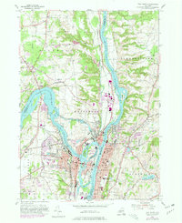 Download a high-resolution, GPS-compatible USGS topo map for Troy North, NY (1980 edition)