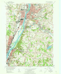 Download a high-resolution, GPS-compatible USGS topo map for Troy South, NY (1961 edition)