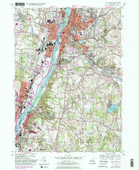 Download a high-resolution, GPS-compatible USGS topo map for Troy South, NY (1984 edition)