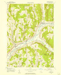 Download a high-resolution, GPS-compatible USGS topo map for Truxton, NY (1956 edition)