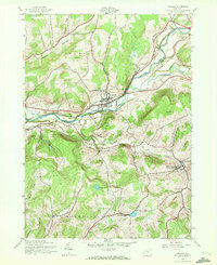 preview thumbnail of historical topo map of Delaware County, NY in 1943