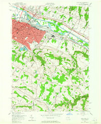 Download a high-resolution, GPS-compatible USGS topo map for Utica East, NY (1965 edition)