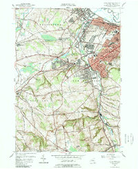 Download a high-resolution, GPS-compatible USGS topo map for Utica West, NY (1989 edition)