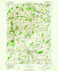 Download a high-resolution, GPS-compatible USGS topo map for Victor, NY (1961 edition)