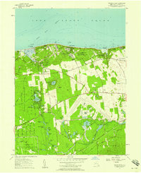 Download a high-resolution, GPS-compatible USGS topo map for Wading River, NY (1958 edition)