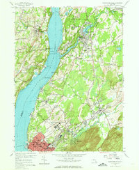 Download a high-resolution, GPS-compatible USGS topo map for Wappingers Falls, NY (1965 edition)