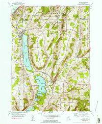 Download a high-resolution, GPS-compatible USGS topo map for Wayne, NY (1954 edition)