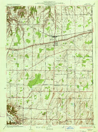 preview thumbnail of historical topo map of Monroe County, NY in 1934