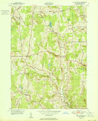 preview thumbnail of historical topo map of Chenango County, NY in 1951