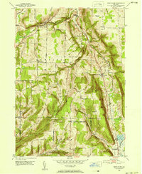 Download a high-resolution, GPS-compatible USGS topo map for West Danby, NY (1952 edition)
