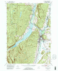 Download a high-resolution, GPS-compatible USGS topo map for Whitehall, NY (1990 edition)