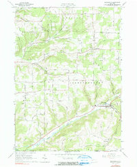 Download a high-resolution, GPS-compatible USGS topo map for Whitesville, NY (1990 edition)