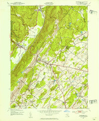 Download a high-resolution, GPS-compatible USGS topo map for Wurtsboro, NY (1965 edition)