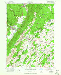 Download a high-resolution, GPS-compatible USGS topo map for Wurtsboro, NY (1954 edition)