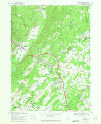 Download a high-resolution, GPS-compatible USGS topo map for Wurtsboro, NY (1971 edition)