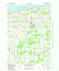 preview thumbnail of historical topo map of Niagara County, NY in 1980