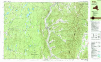 preview thumbnail of historical topo map of Rensselaer County, NY in 1988