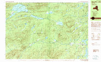Download a high-resolution, GPS-compatible USGS topo map for Blue Mtn Lake, NY (1989 edition)
